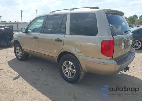 2005 Honda Pilot Ex из США, поврежденный, VIN 5FNYF18465B010443